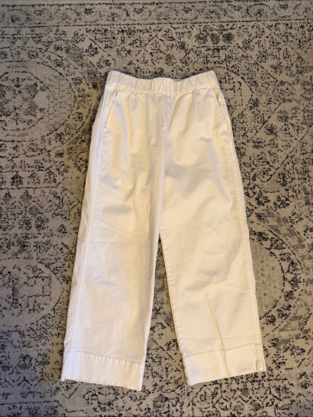 J. Crew White pull on Pants